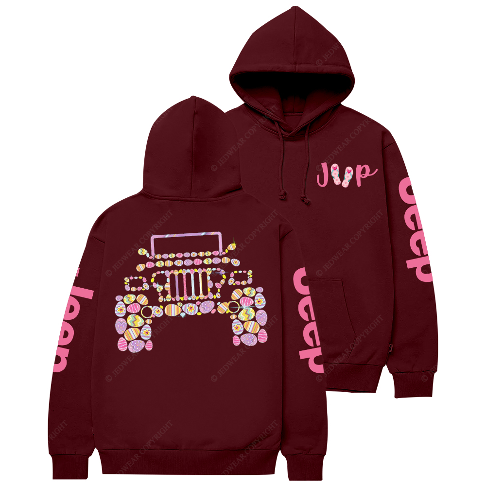 Cute Funny Beach Pink Car Jp Casual Hoodie