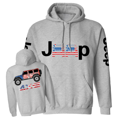 American Flag 4xe Jp Casual Hoodie