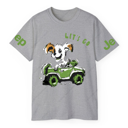 Let's Go  The Puppy Is Driving Happily JP T-Shirt