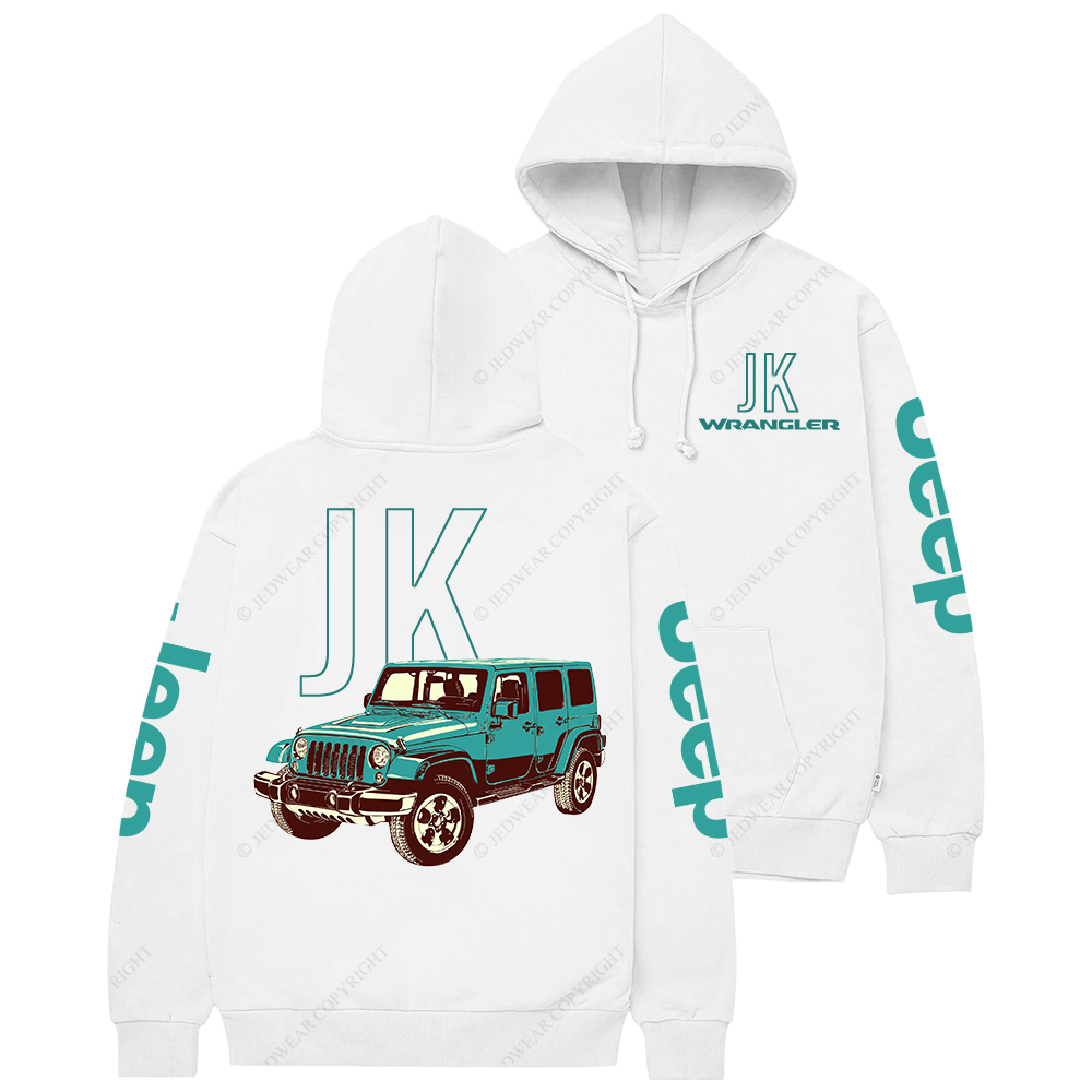 Green Wrangler JK Jp Casual Hoodie