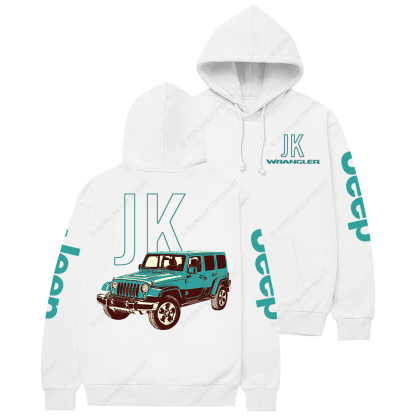 Green Wrangler JK Jp Casual Hoodie
