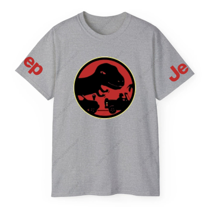Dinosaur Behind The Car JP T-Shirt