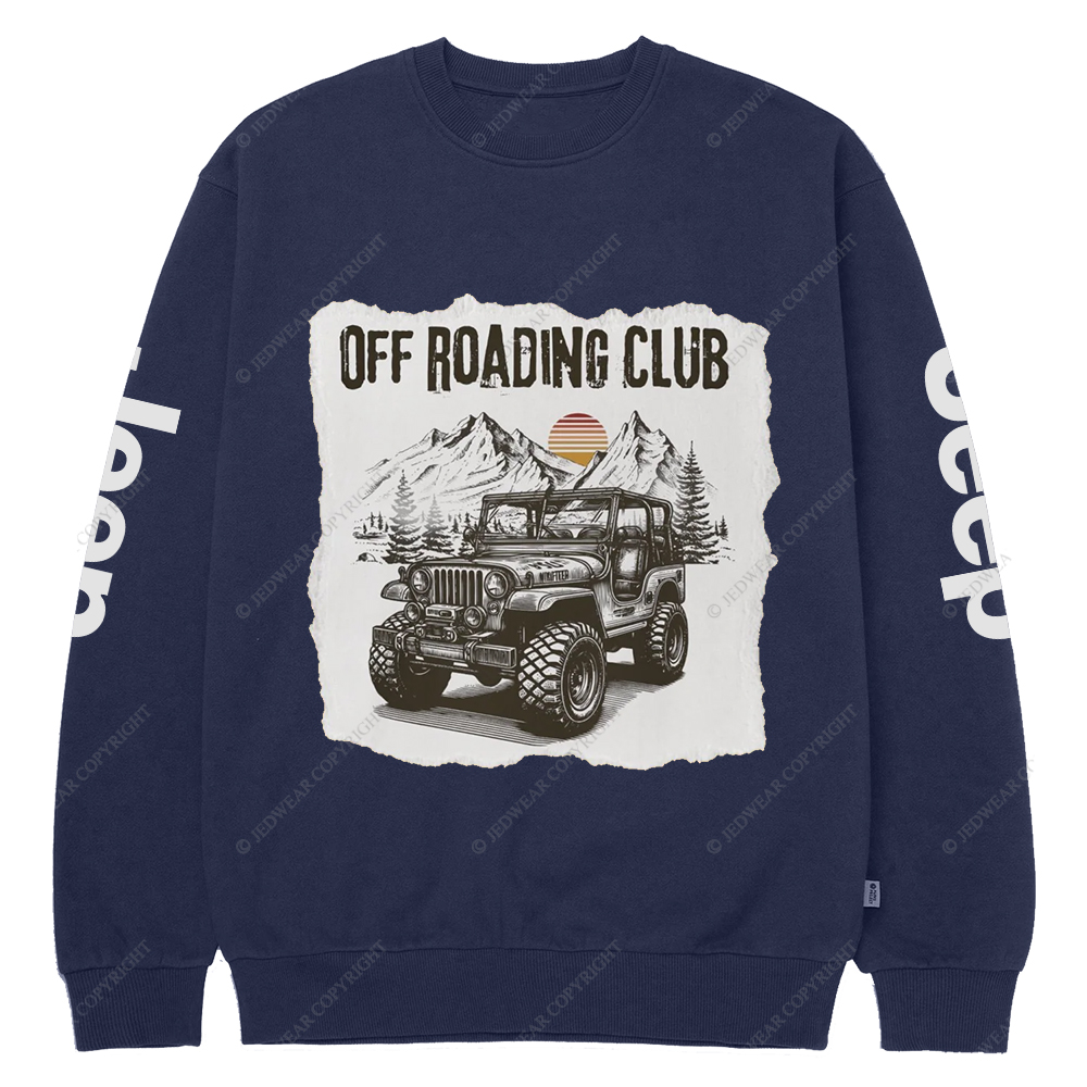 Off-Roading Club Jp Crew Neck Sweatshirt