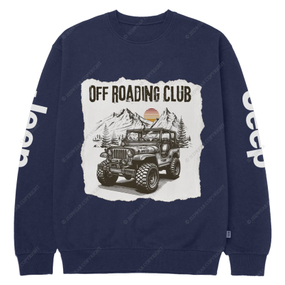 Off-Roading Club Jp Crew Neck Sweatshirt