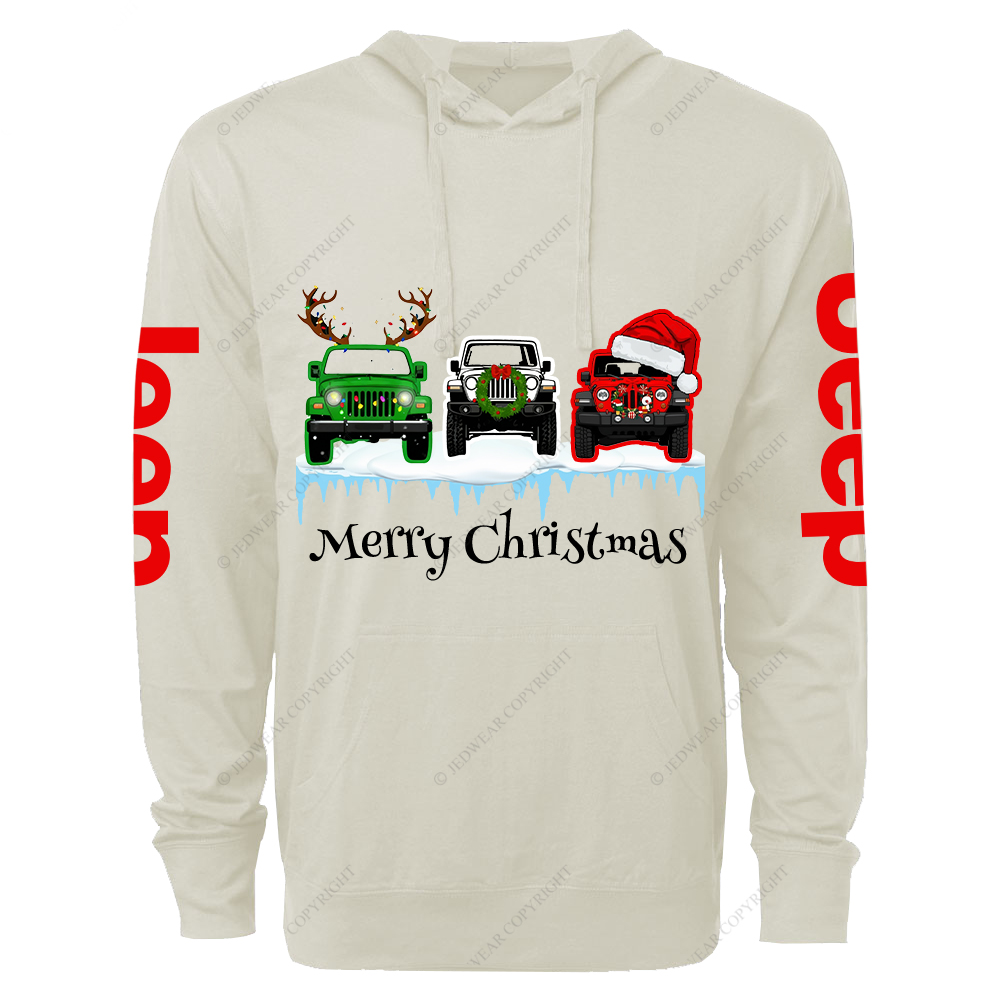 Merry Christmas Jp Lightweight Hoodie