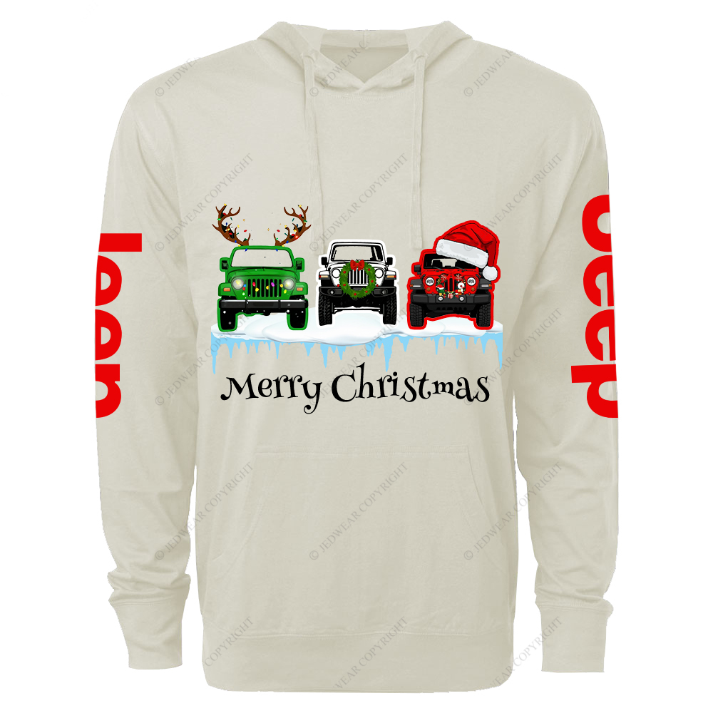 Merry Christmas Jp Lightweight Hoodie