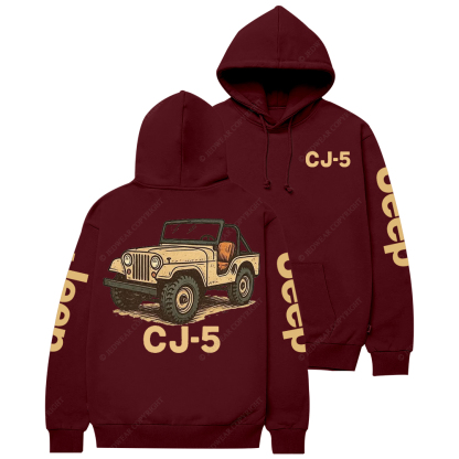 Yellow CJ-5 Jp Casual Hoodie