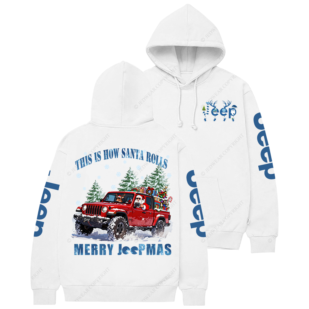 This Is How Santa Rolls Merry Christmas Jp Casual Hoodie