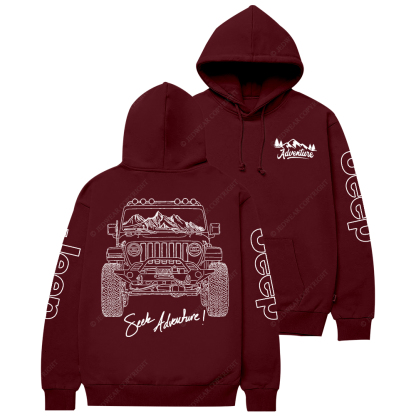 JL Hand-Painted Line Design Jp Casual Hoodie