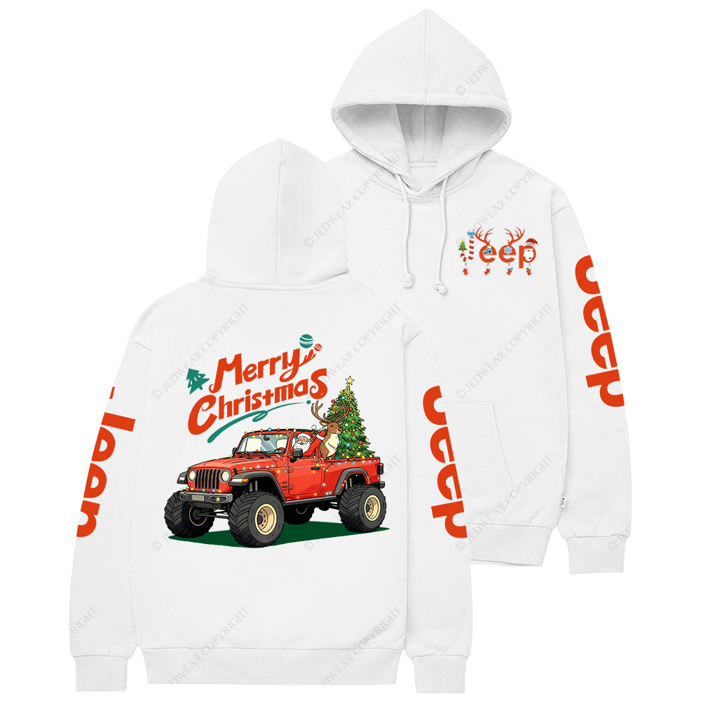 Merry Christmas Santa Claus Driving Gladiator Jp Casual Hoodie