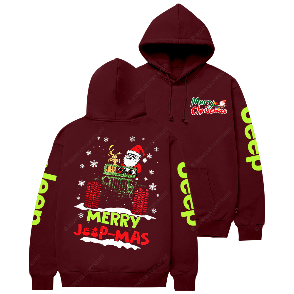 Merry Christmas Santa Claus Driving Jp Casual Hoodie