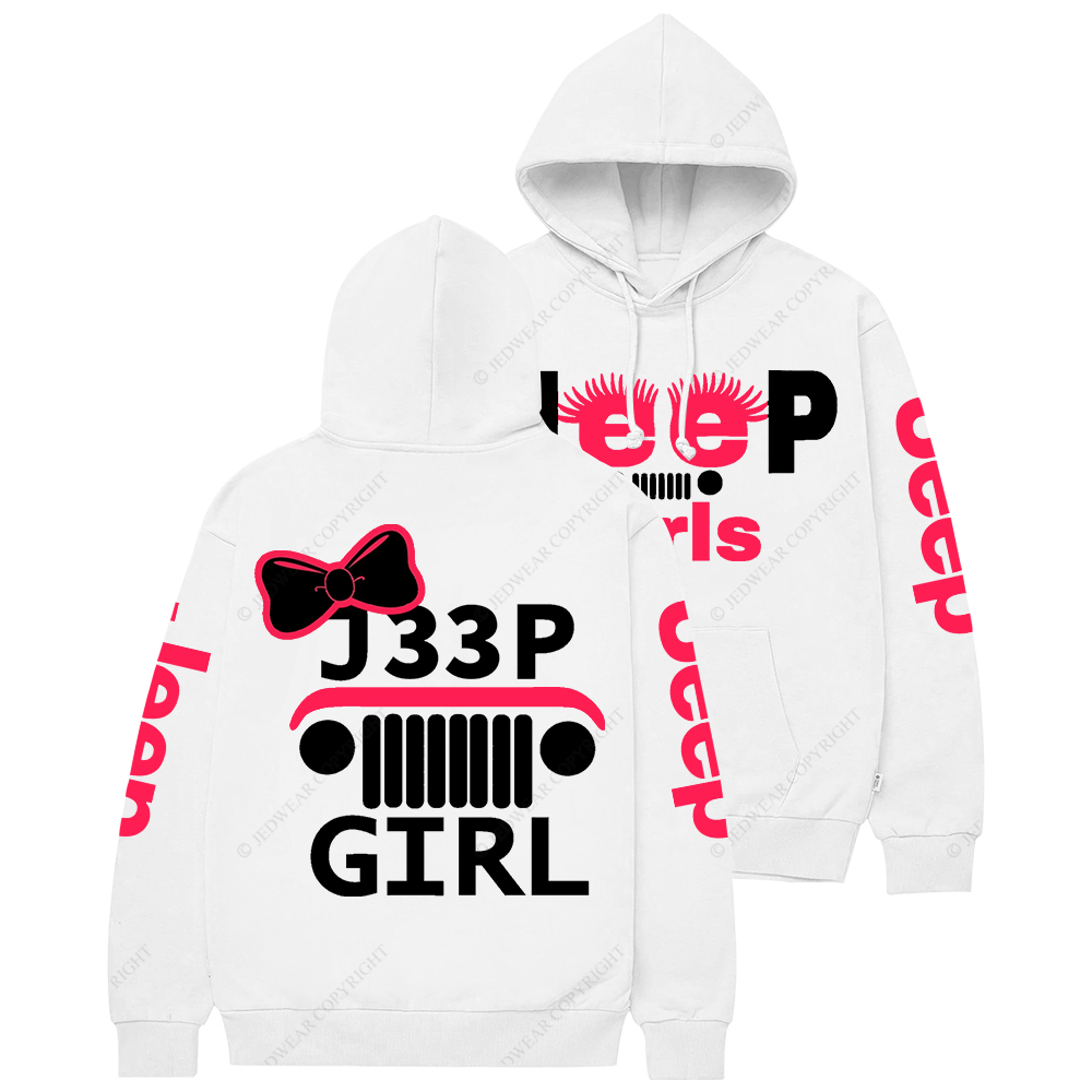 Pink Jp Girl Casual Hoodie