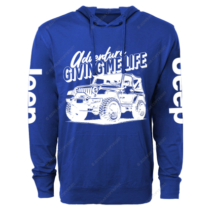 Adventure Giving Me Life Jp Lightweight Hoodie