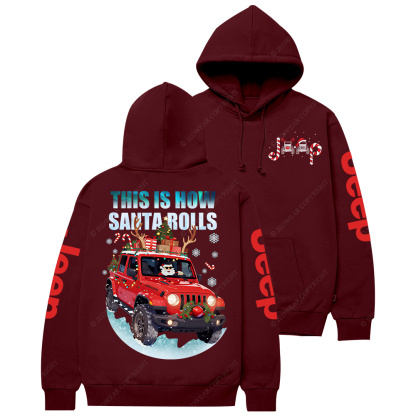 This Is How Santa Rolls Jp Casual Hoodie