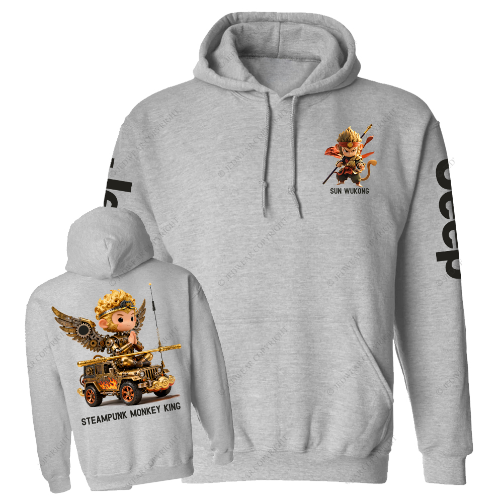 Sun Wukong Steampunk Monkey King Jp Casual Hoodie