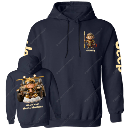 Steampunk Wukong Where Myth Meets Machine Jp Casual Hoodie