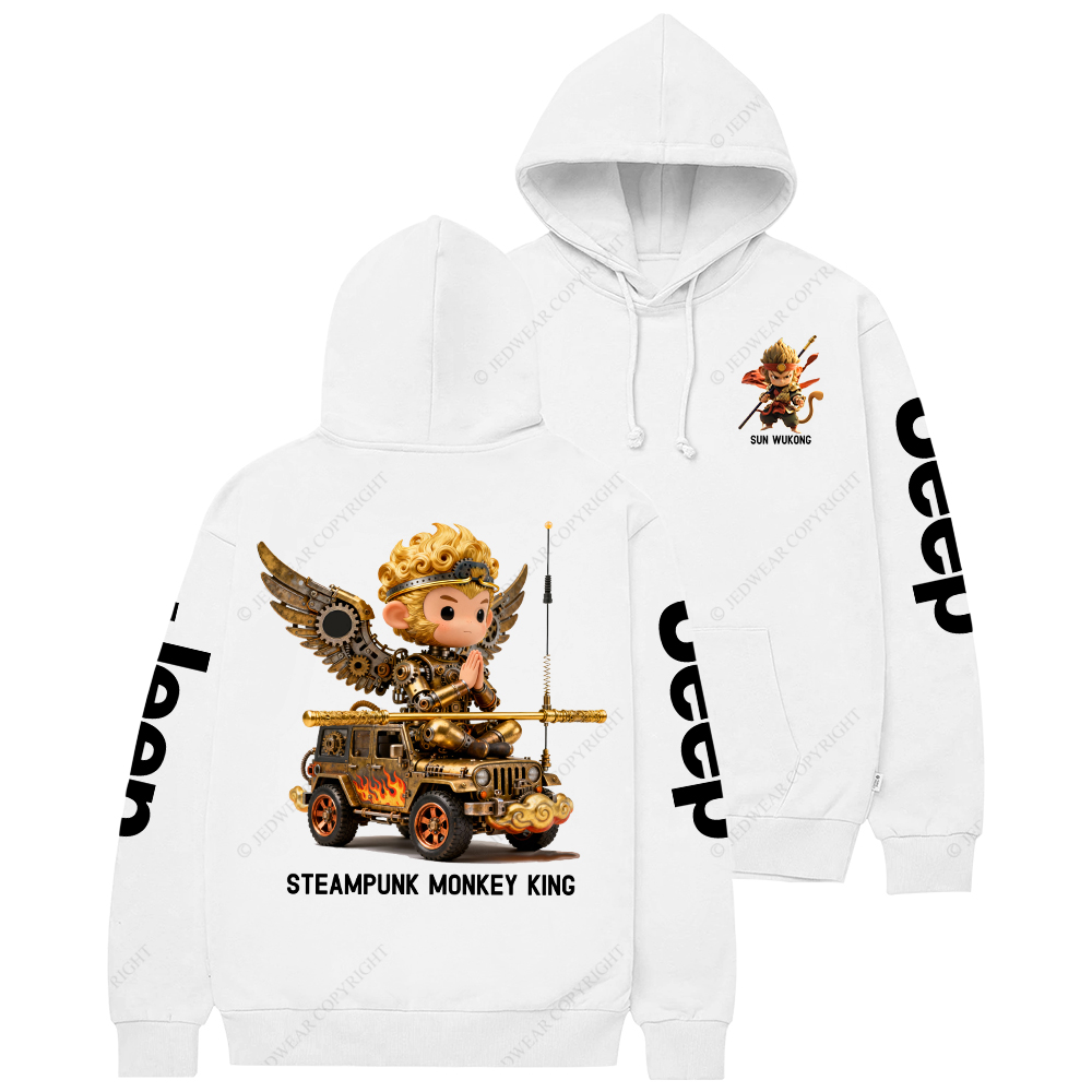 Steampunk Monkey King Jp Casual Hoodie