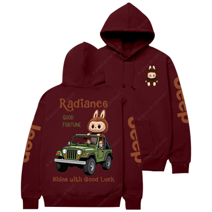 Radiance Good Fortune Shine with Good Luck Jp Casual Hoodie