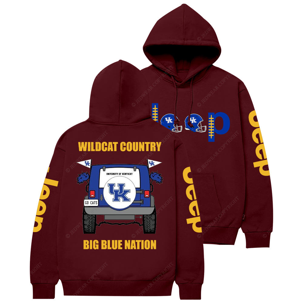 Kentucky Wildcat Country Big Blue Nation Jp Casual Hoodie
