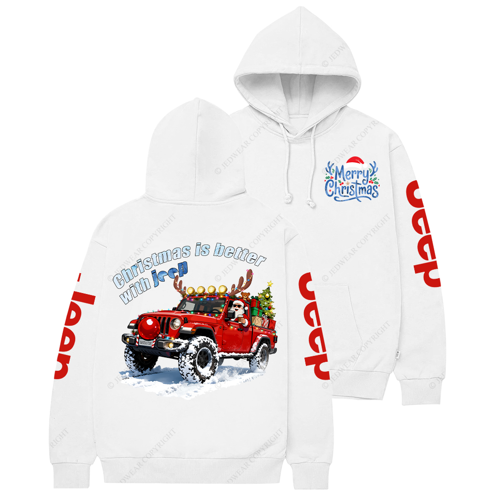 Christmas Is Better With Car Jp Casual Hoodie