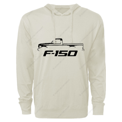 1992-96 F150 Single Cab Pickup Truck Classic Outline Design FJ Oversized Lightweight Hoodie