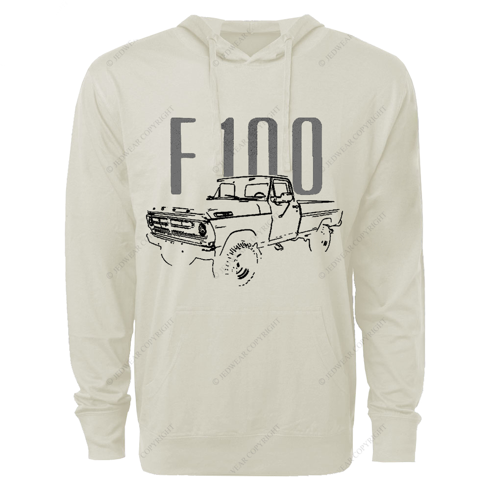 1972 F100 Vintage Pickup Truck FJ Oversized Lightweight Hoodie   