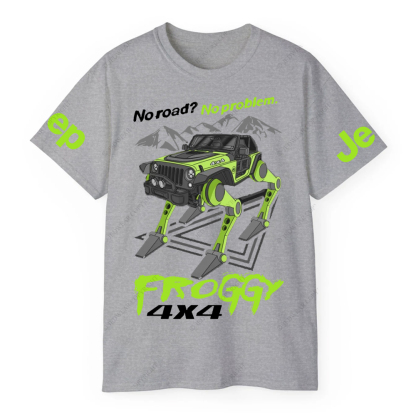 No Road No roblem  Froggy JP T-Shirt