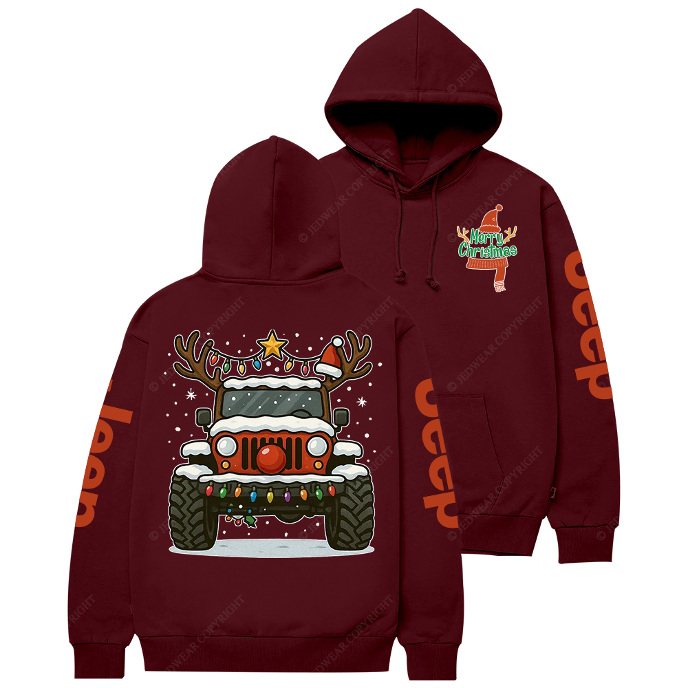 Off-Road Merry Christmas Jp Casual Hoodie