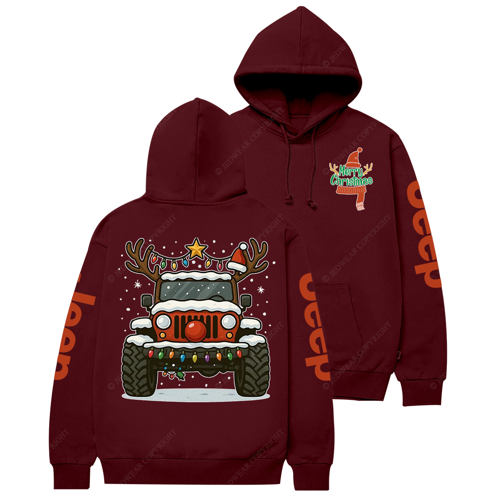 Off-Road Merry Christmas Jp Casual Hoodie
