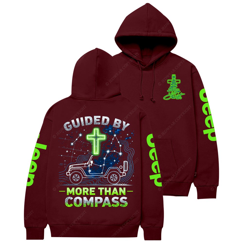 Guide By More Than Compass Jesus Jp Casual Hoodie