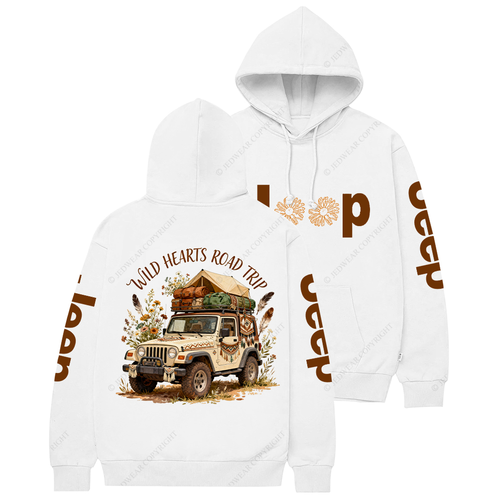 Wild Hearts Road Trip Jp Casual Hoodie
