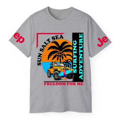 Sun Salt Sea Freedom For Me Surfing Adventure JP T-Shirt