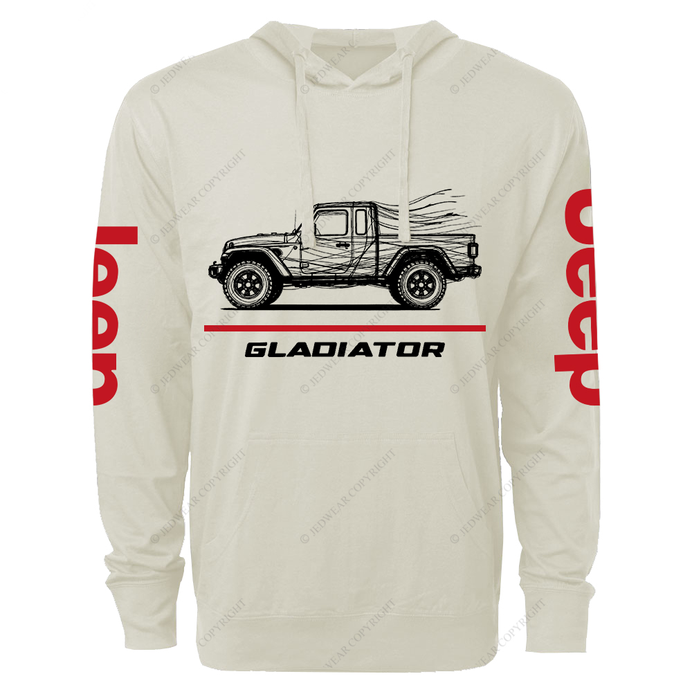 Gladiator Red Line Jp Oversized Lightweight Hoodie   