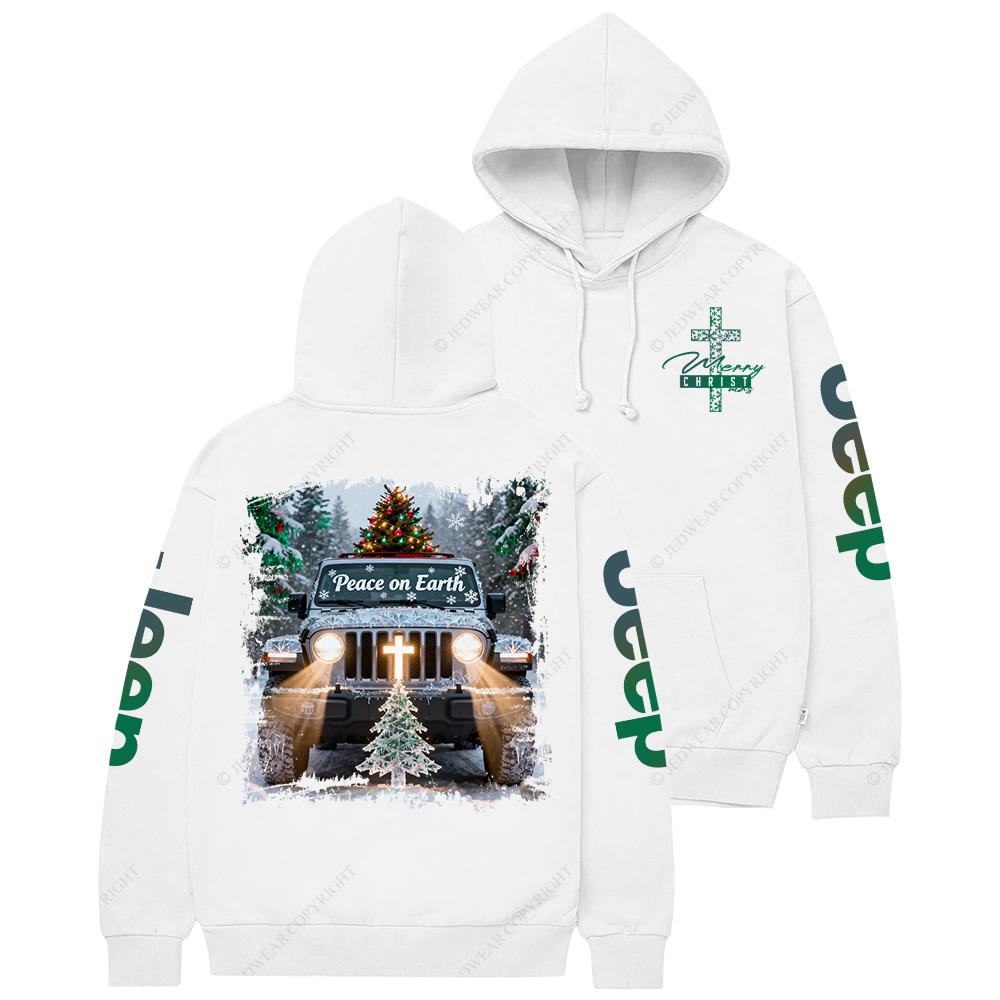 Merry Christmas Peace On Earth Jp Casual Hoodie