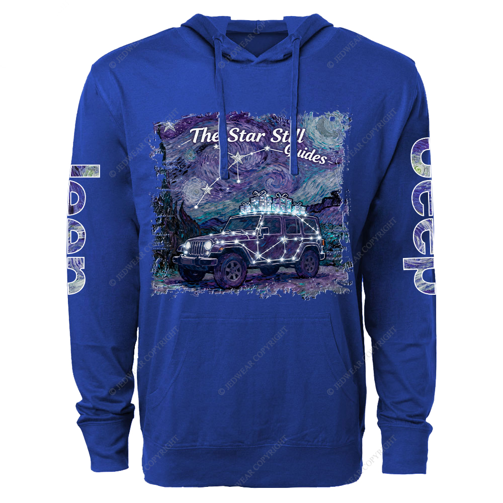 The Star Still Guides Jp Oversized Lightweight Hoodie   