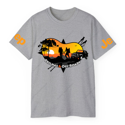 Trilhas Off-Roads Adventure Couples Camping JP T-Shirt