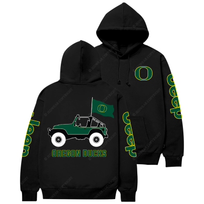 Oregon Ducks Football Jp Casual Hoodie