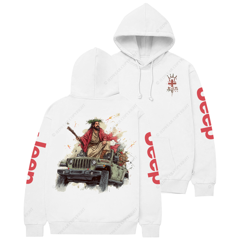 Religion Jesus Is King Cross Jp Casual Hoodie