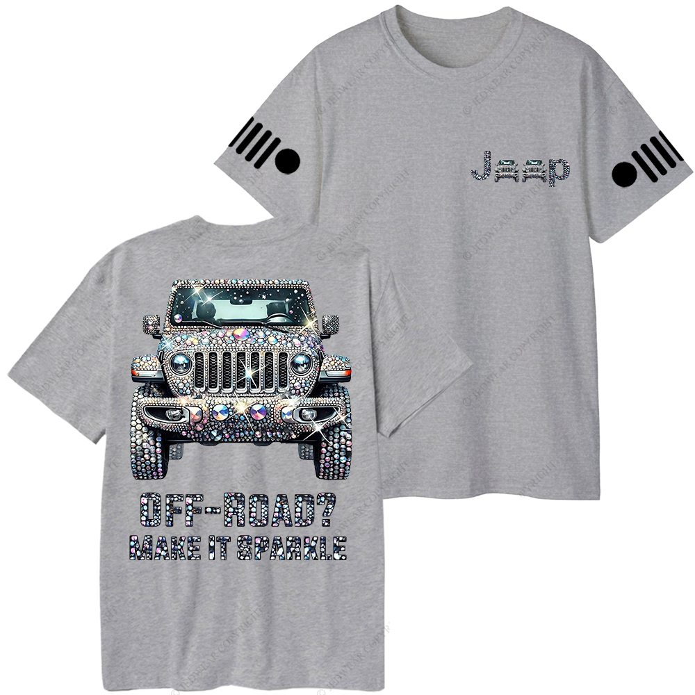 Bling Sparkle Rhinestone Car Glam Girl  Jp T-Shirt 