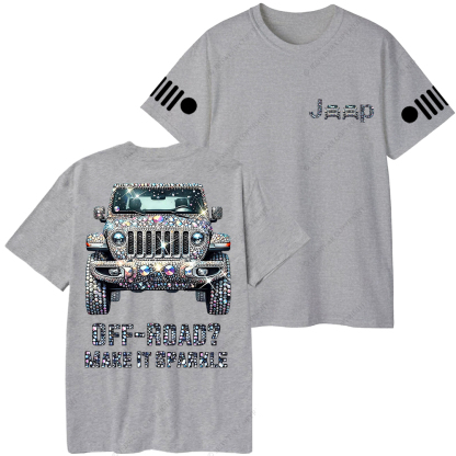 Bling Sparkle Rhinestone Car Glam Girl  Jp T-Shirt 