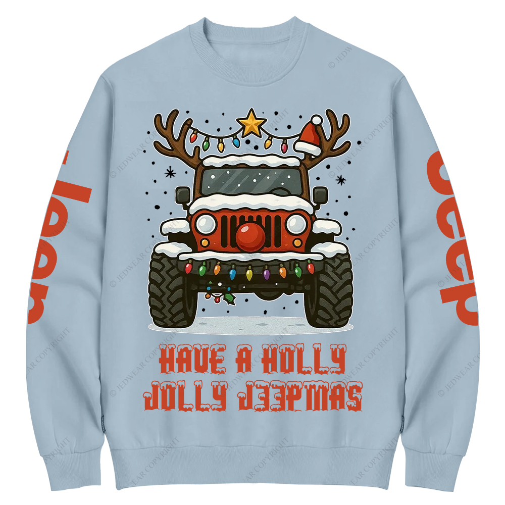 Off-Road Merry Christmas Jp Crew Neck Sweatshirt