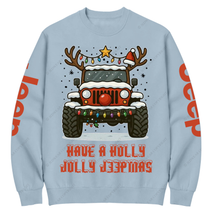 Off-Road Merry Christmas Jp Crew Neck Sweatshirt