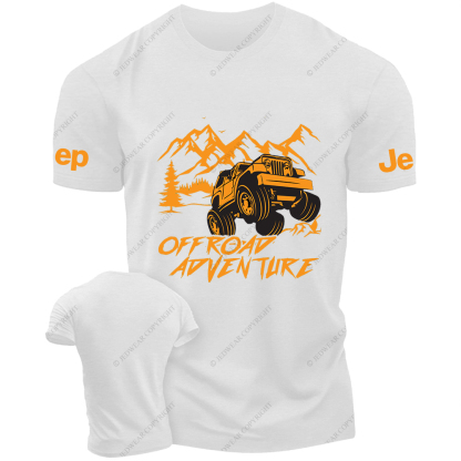 Off-Road The Vehicle Drives Over The Rocks With Difficulty JP T-Shirt