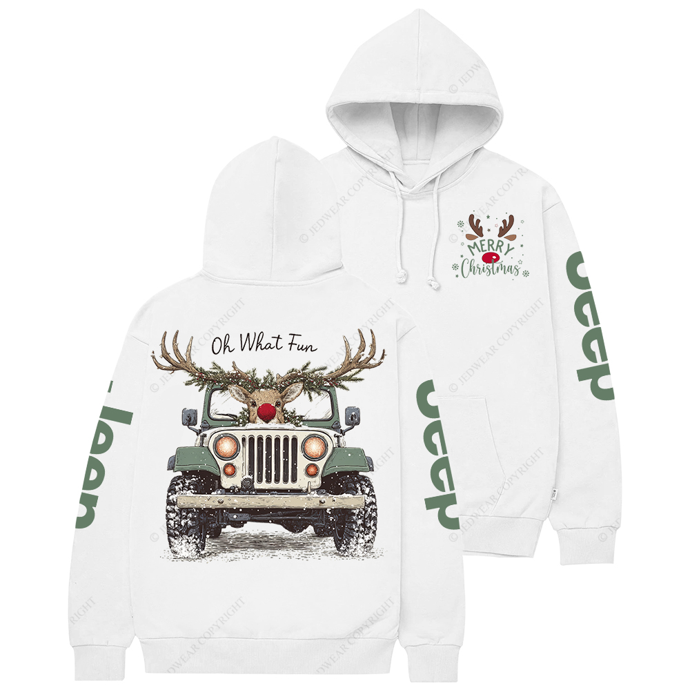 Oh What Fun Merry Christmas Jp Casual Hoodie
