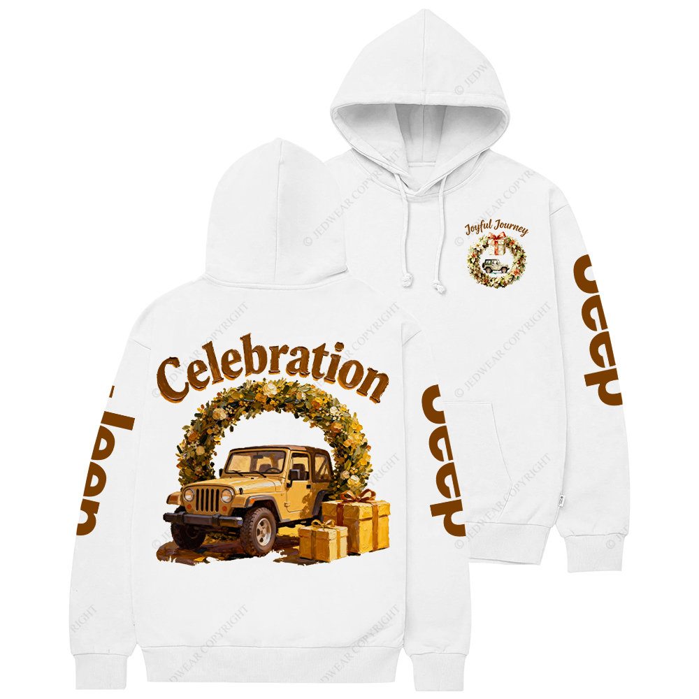Joyful Journey Celebration Merry Christmas Jp Casual Hoodie