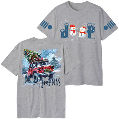 Snowflake Forest Merry Christmas Snowman Jp T-Shirt