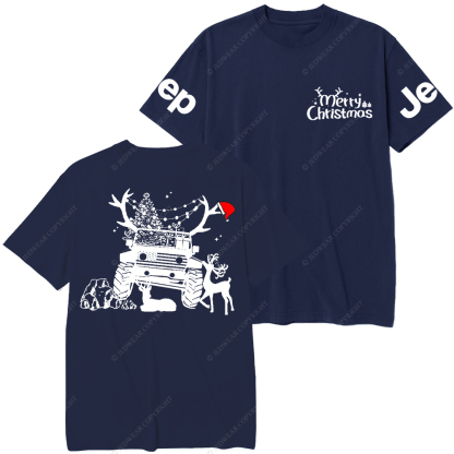 Christmas American Off Road 4x4 Car Jp T-Shirt