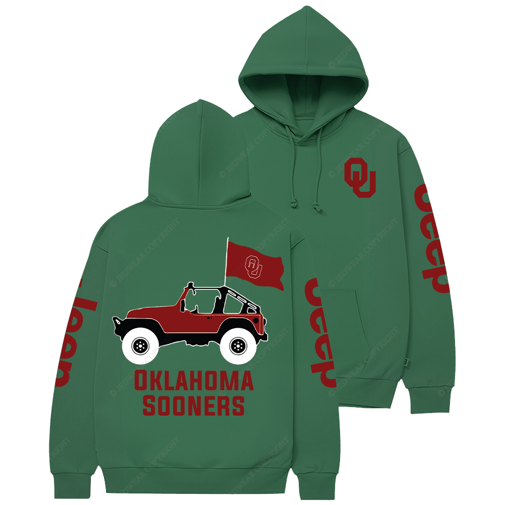 Oklahoma Sooners Football Jp Casual Hoodie