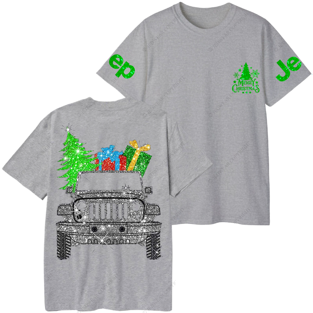 Merry Christmas Bling Car Jp T-Shirt