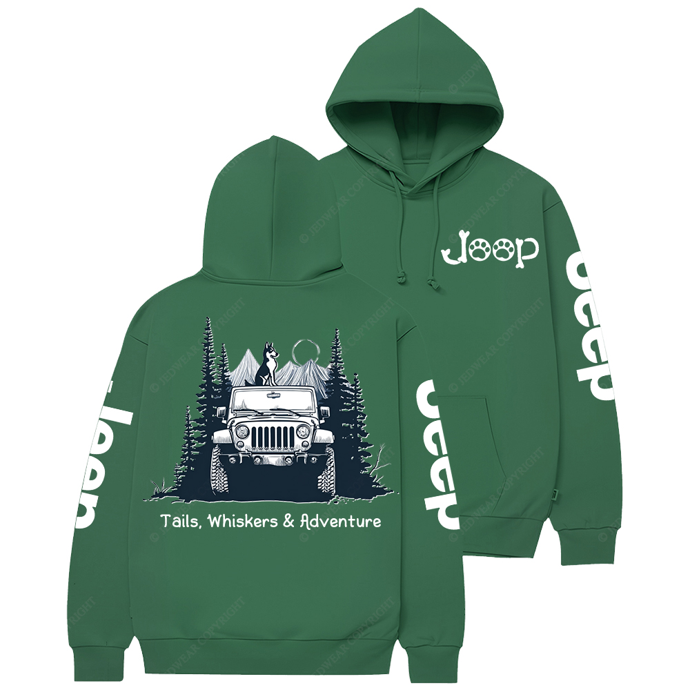 Tails Whiskers Adventure Jp Casual Hoodie